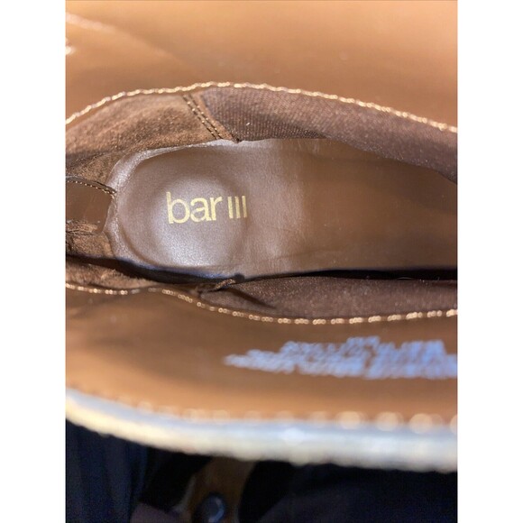 Bar‎ III Jillian Brown Distressed Leather Ankle Boots Heels Women's Size 8m - Picture 7 of 9